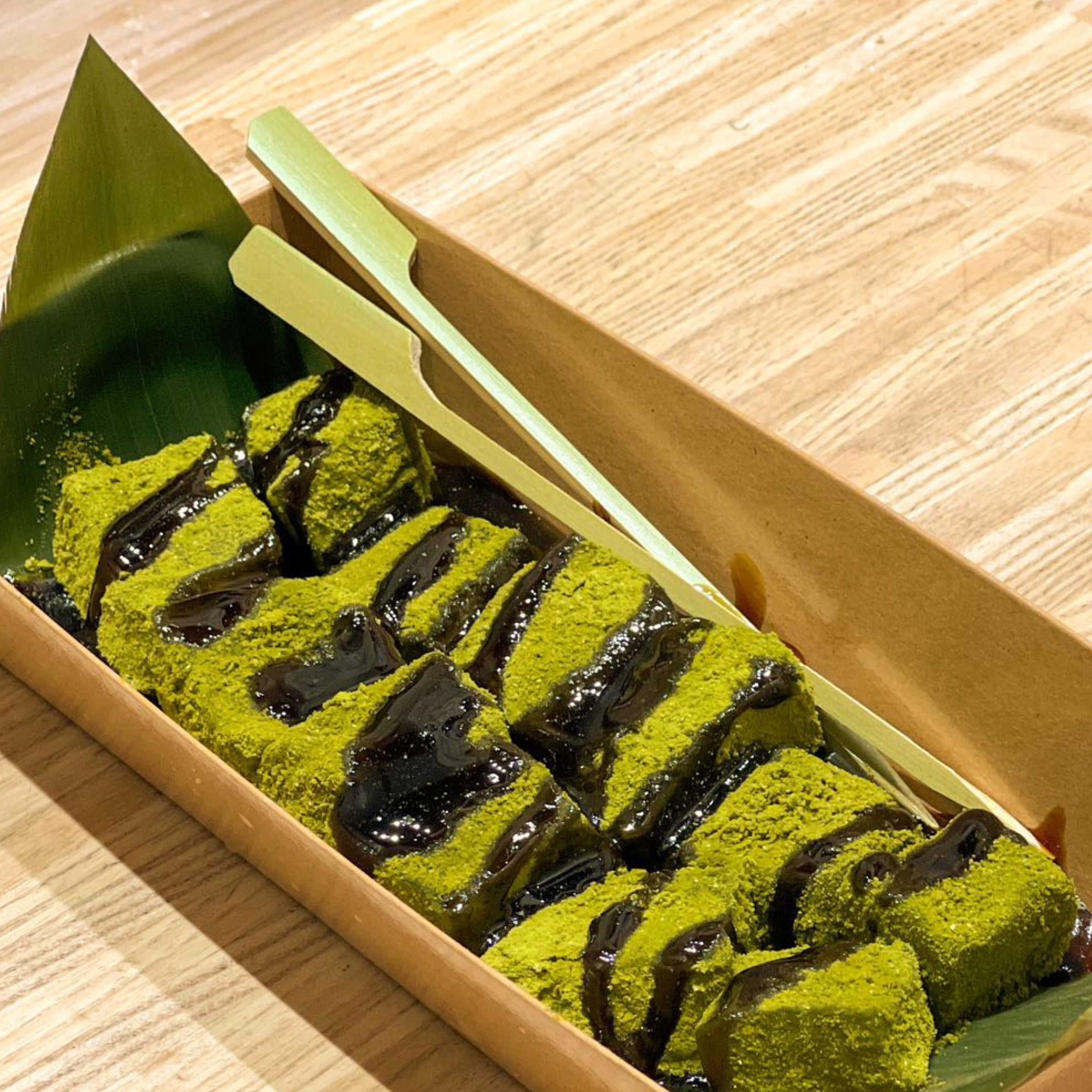 warabimochi＊ Matcha Warabi Mochi (12 pcs) | Kiss of Matcha